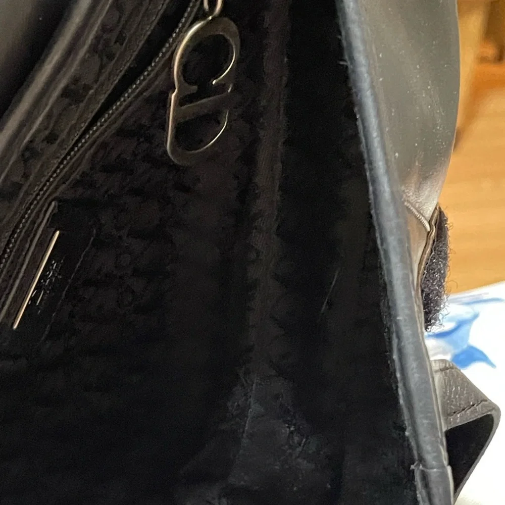 Dior Limited Edition Black Leather Saddle Bag - Picture 15 of 15